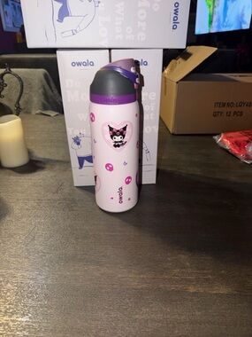 Owala Pink Character Stainless Steel Water Bottle